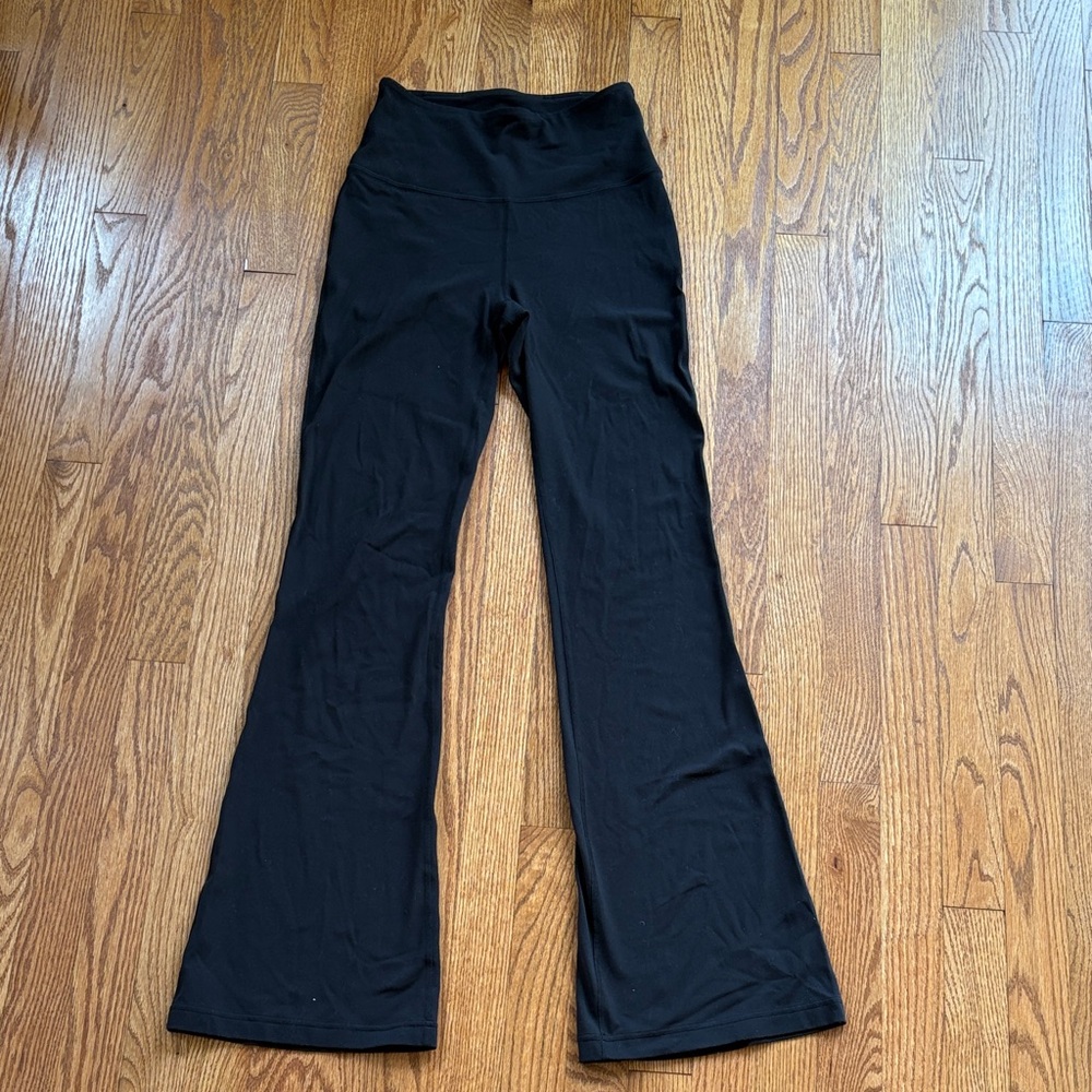 Lululemon Black Flared Yoga Pants Size 6